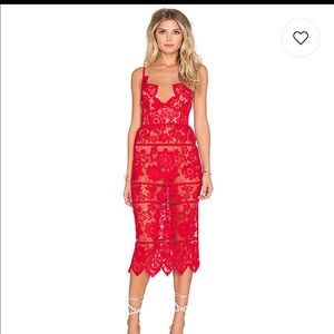 For love and lemons Gianna lace dress NWT